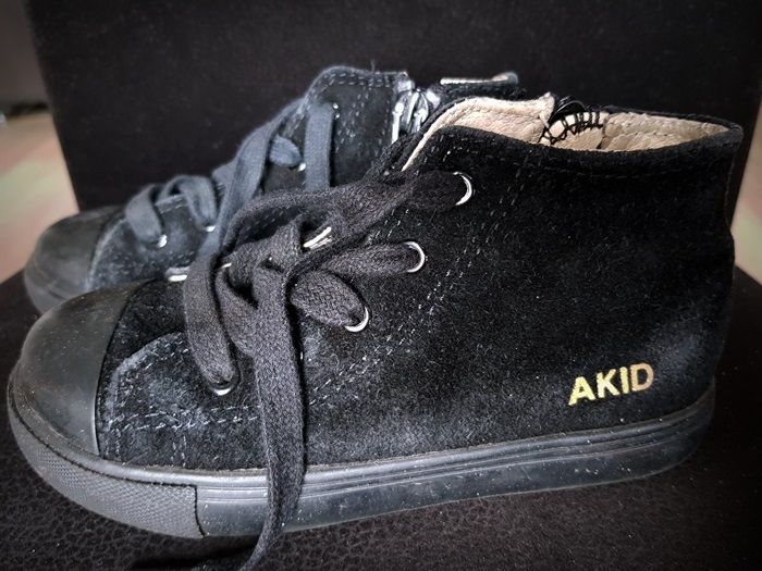 Diesel i Akid - buty trampki skórzane na zamku