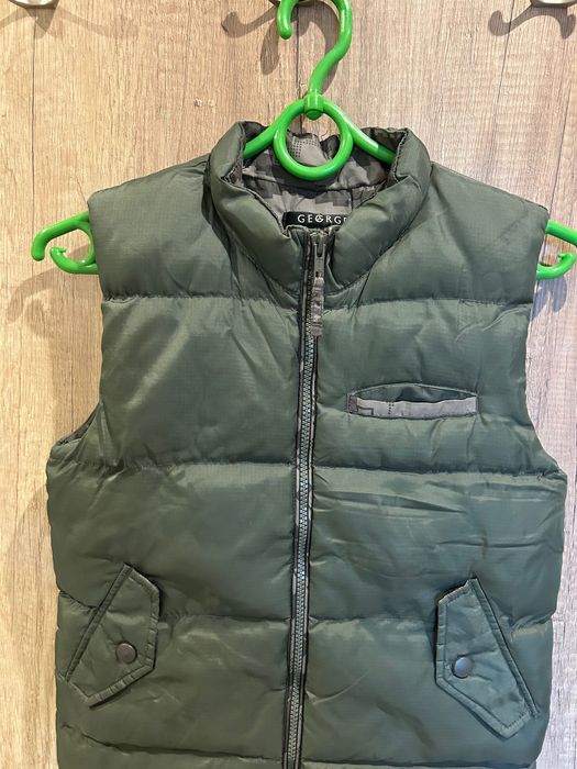 Kurtka chłopięca bezrękawnik rozmiar 110-116cm