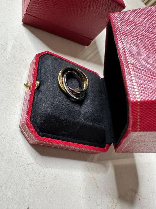 Каблучка кольцо Cartier Trinity