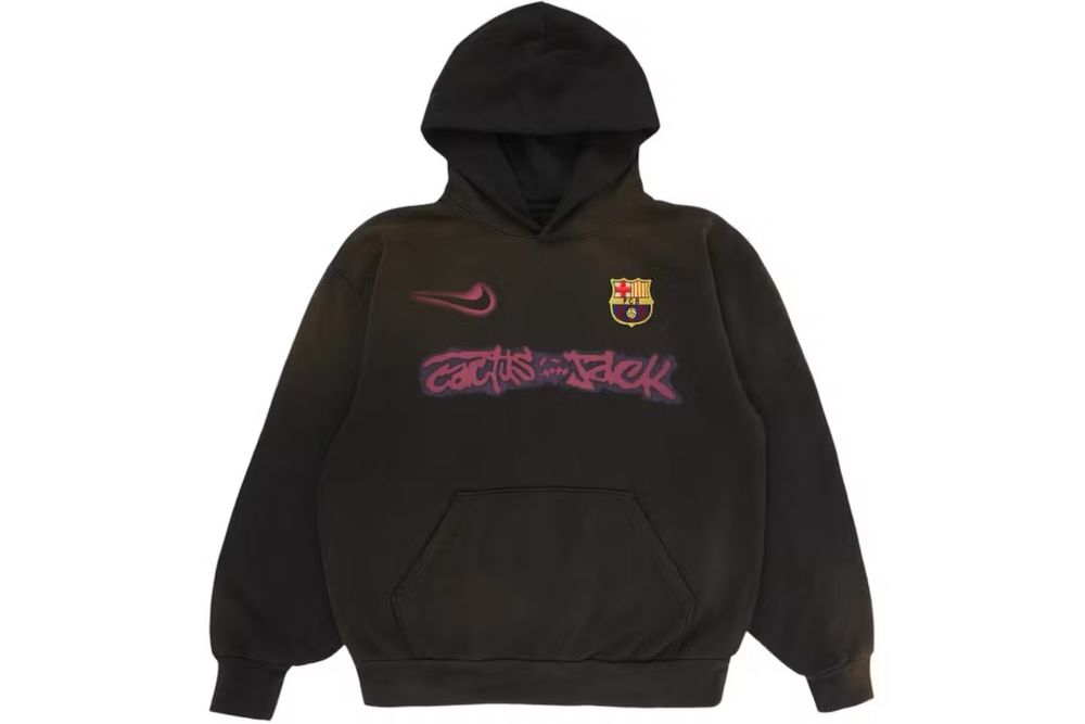 Travis Scott X Nike X FCB Spray Logo Hoodie