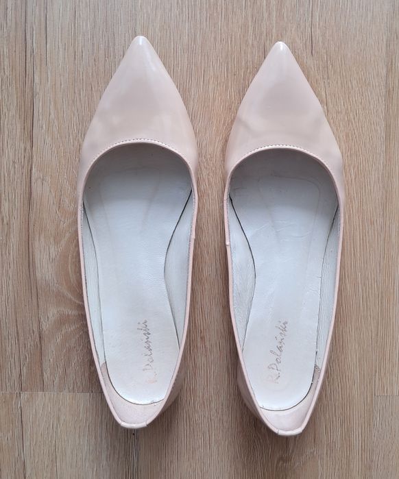 Baleriny damskie lakierowane, rozm. 40, R. Polański