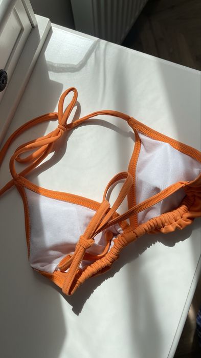 Pomarańczowy strój kąpielowy bikini rozmiar S