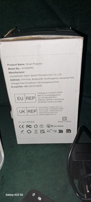 Projektor mini multimedialny