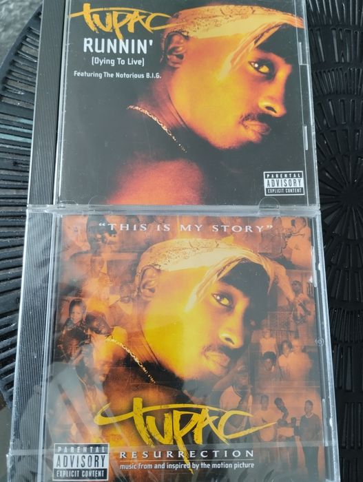 2pac, Tupac shakur. Resurrection soundtrack + runnin singiel. 2003 rok