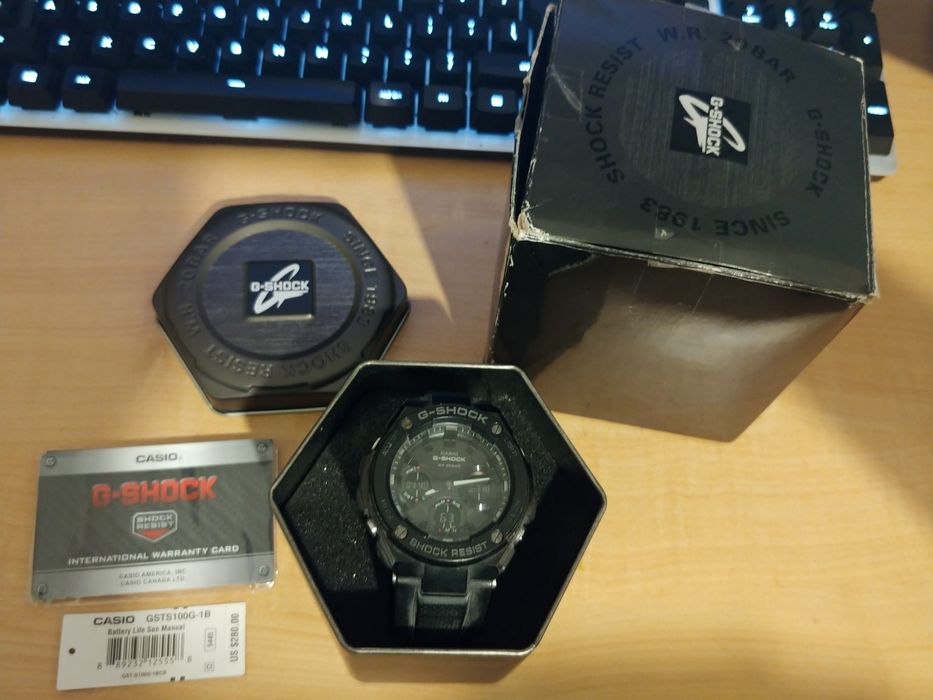 G shock casio gst-s100g solar
