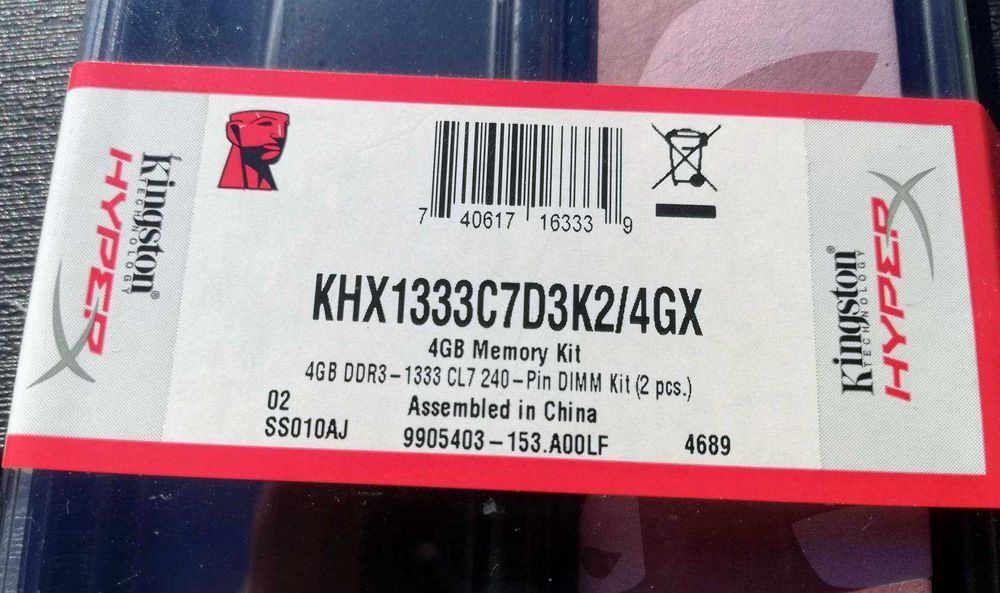 Pamięci Kingston DDR3 4GB