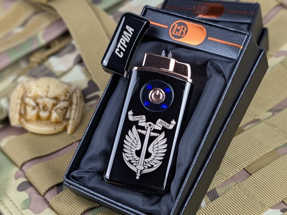 Турбо - запальничка з гравіюванням. Зажигалка 2 в 1