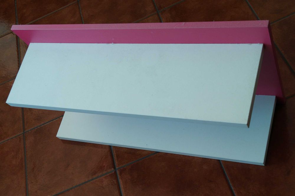 Prateleira dupla de parede