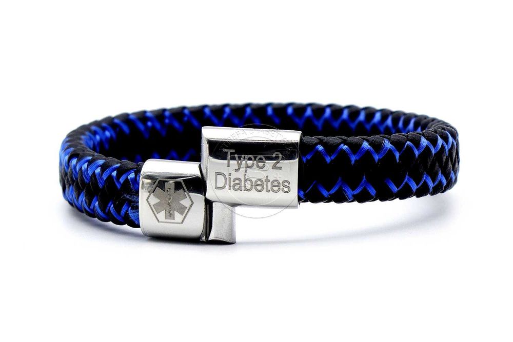 Bransoleta – INFO Medyczne CUKRZYCA 2 / DIABETES 2 – Silver195