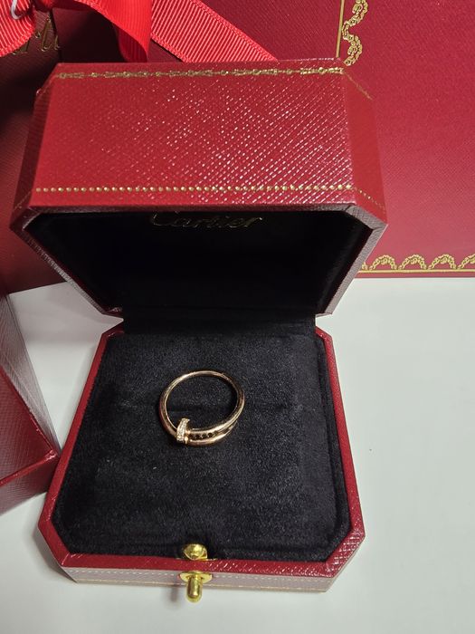 Гвіздок, золотf каблучка з діамантами Cartier