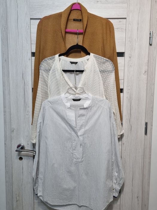 Zestaw ubrań set Massimo Dutti koszula  kardigan  36 38