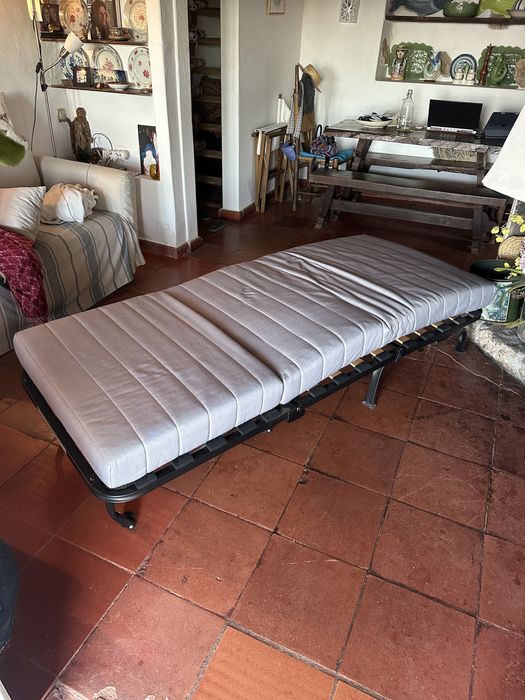 Sofa poltrona cama solteiro