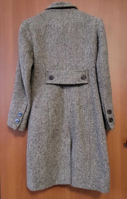 Płaszcz damski kratka "s" , stan bdb