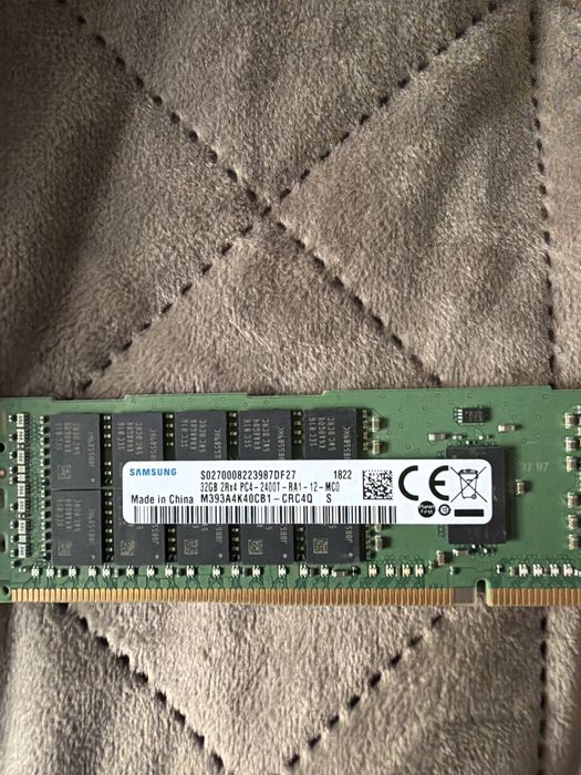 Samsung 32GB DDR4 2400MHz ECC RDIMM – M393A4K40CB1-CRC4Q