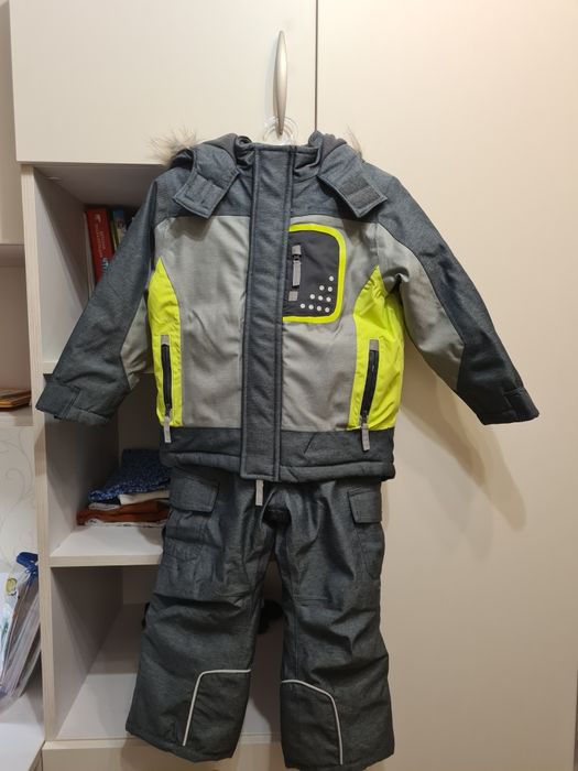 Новый зимний комплект Topolino куртка полукомбинезон 104