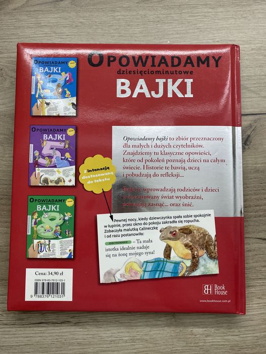 Książka ,,Opowiadamy dziesięciominutowe bajki’’ NOWA