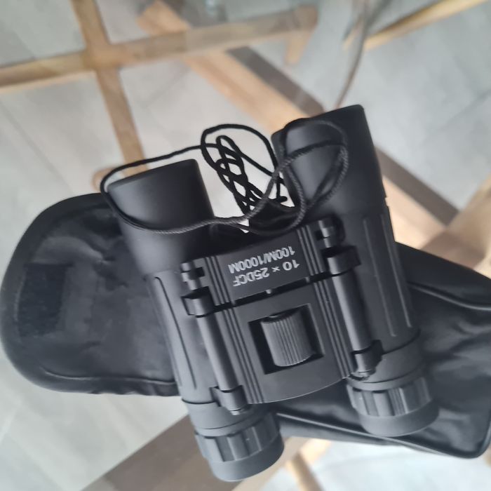 Binóculos amovíveis pequenos com estojo