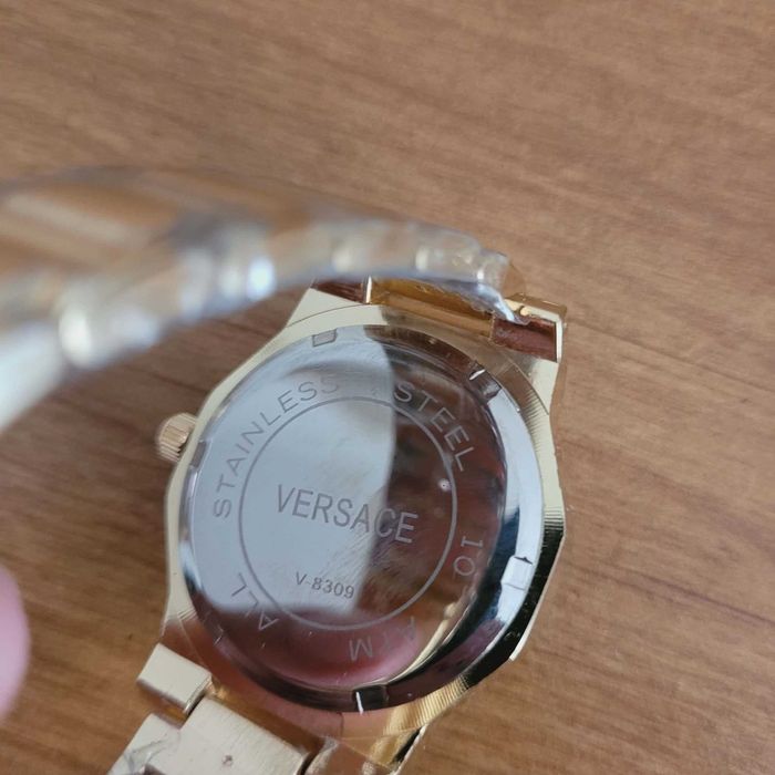 Zegarek damski versace czarno złoty