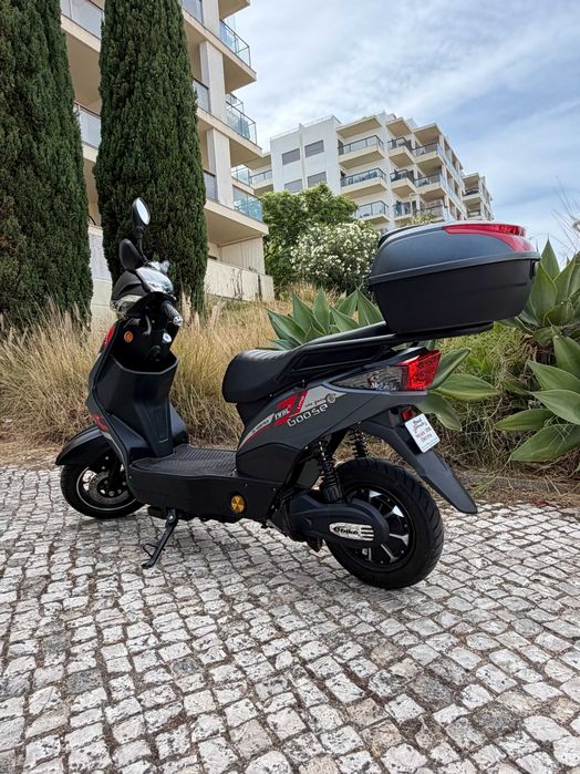 Mota elétrica Goose Vortex TWOL II — 1002 km + 2 capacetes