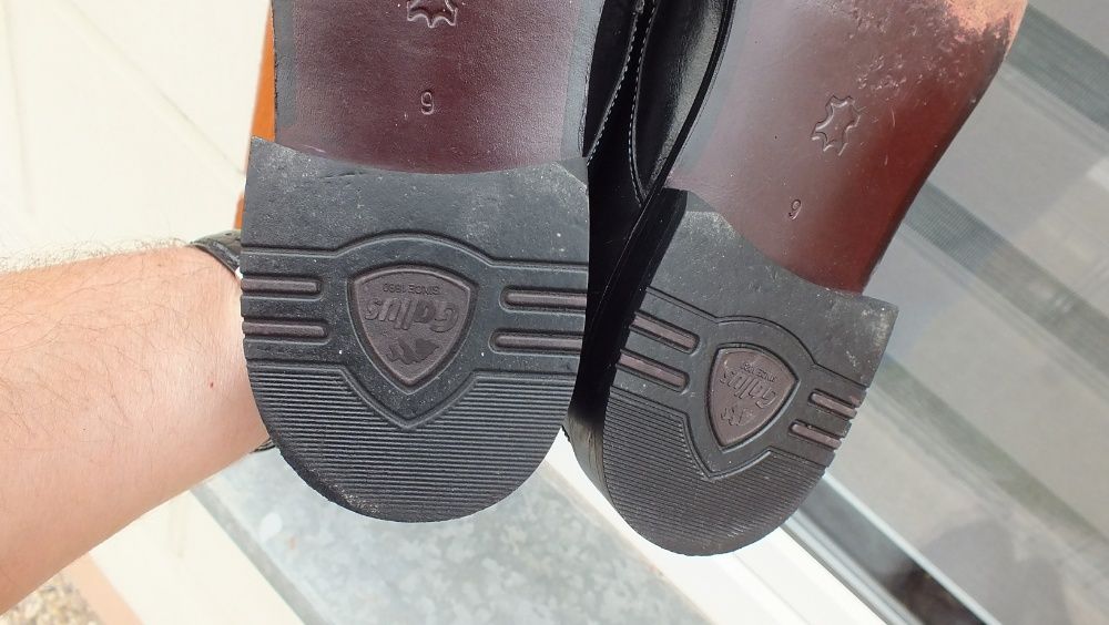 Super eleganckie półbuty męskie skóra marki Gallus roz 42,5 (9)
