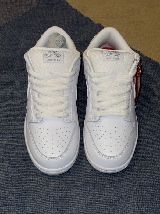 Nike Dunk Sb Low Pro Supreme White 7.5 40,5