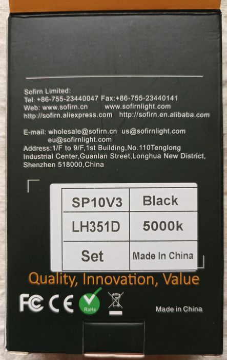 Фонарик Sofirn SP10 v3.0