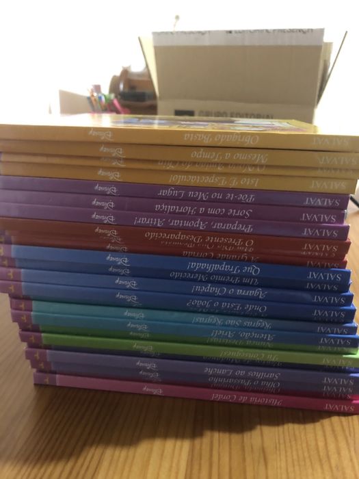 Livros de coleção das princesas disney