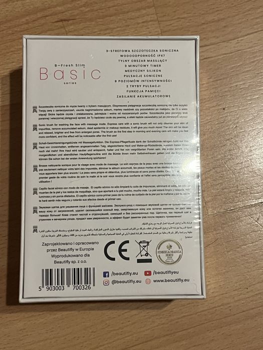 Szczoteczka soniczna do mycia twarzy Beautiful B-Fresh Slim