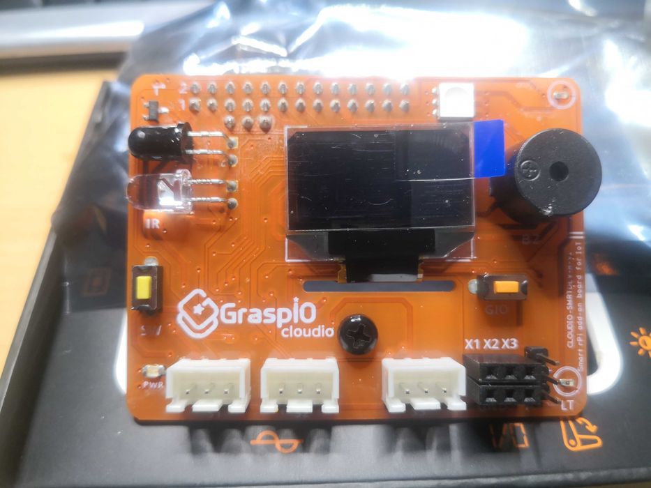 GraspIO Cloudio para Raspberry Pi – NOS – Completo – IoT / OLED