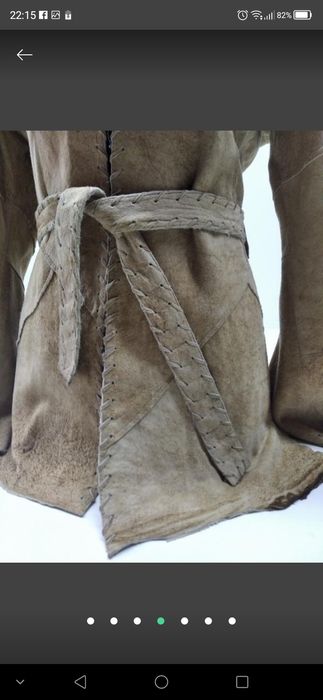 Кожаный жакет нубук Vent Couvert Франция