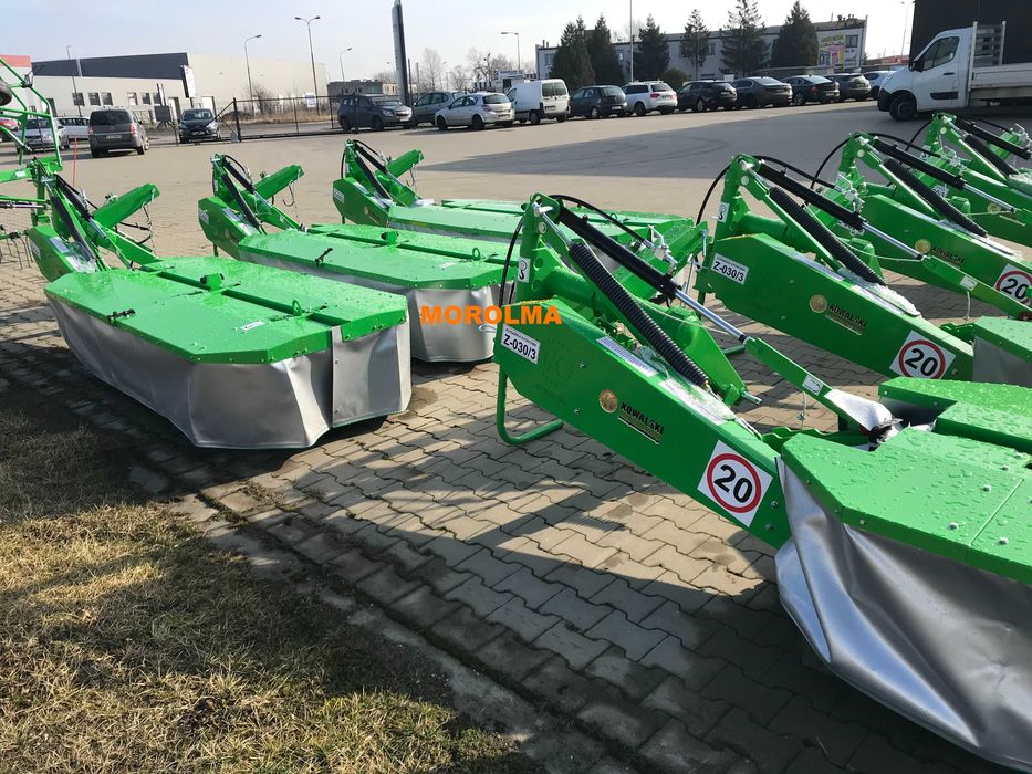 Kosiarka Dyskowa Z030/2 2,42 m 2,1m/2,8m KOWALSKI osłony metalowe, krajowa listwa tnąca, solidna kosiarka do łąk, pastwisk, użytków zielonych