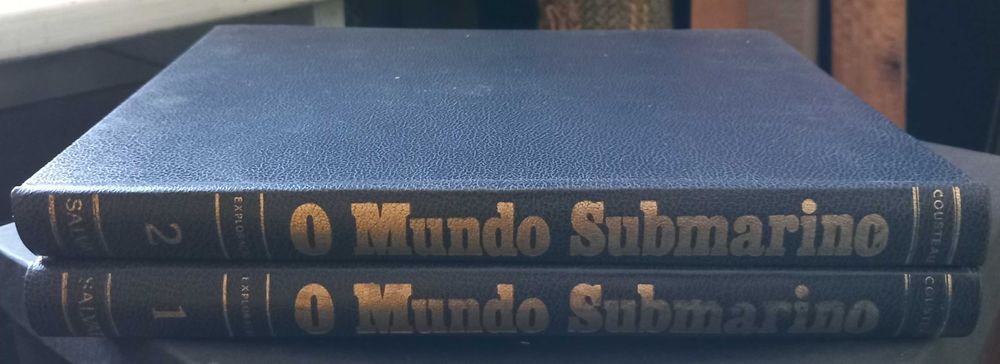 O Mundo Submarino de Jacques Costeau - vol 1 e 2 - portes incluídos