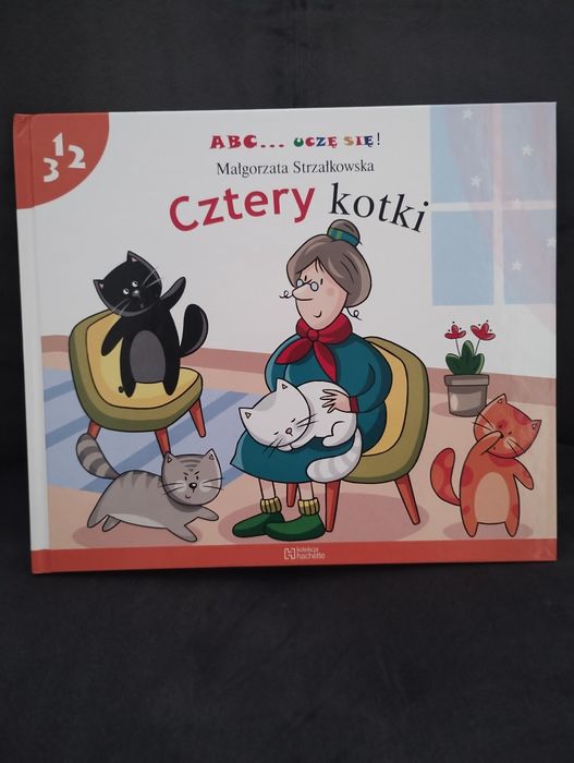 Książka dla dzieci ABC... Uczę się! Cztery kotki