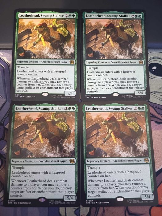 4x Leatherhead Swamp Stalker MTG TMNT