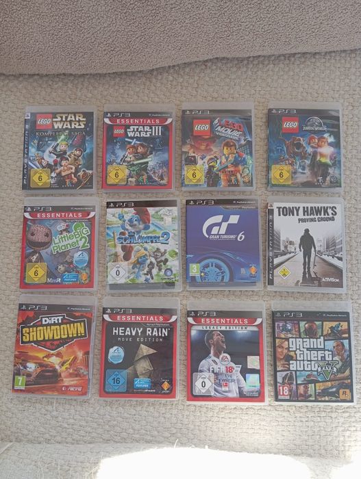 12x gier na PS3 – GTA V, LEGO, Gran Turismo 6 i inne – zestaw