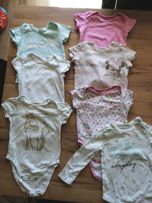 Paka ubrań dla dziewczynki 74-80