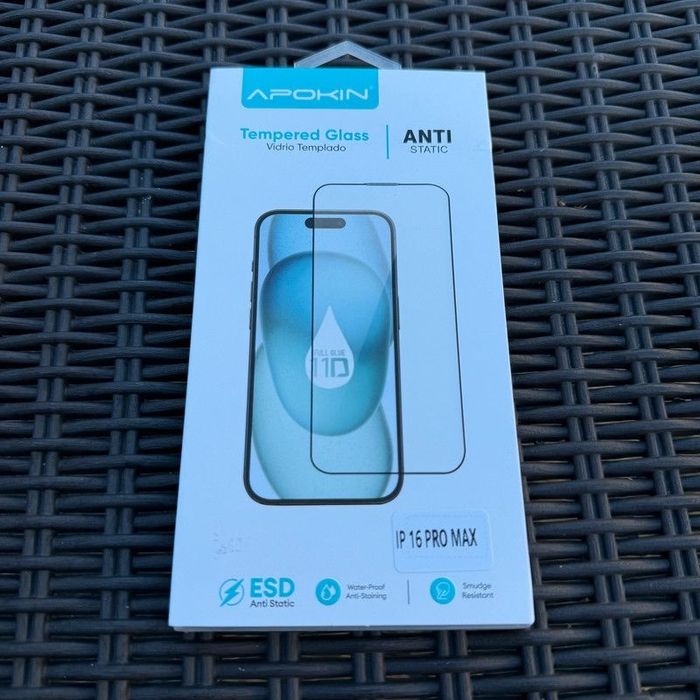 Protetor de Ecrã - Apple Iphone 16 Pro Max - Vidro Temperado - AntiSta