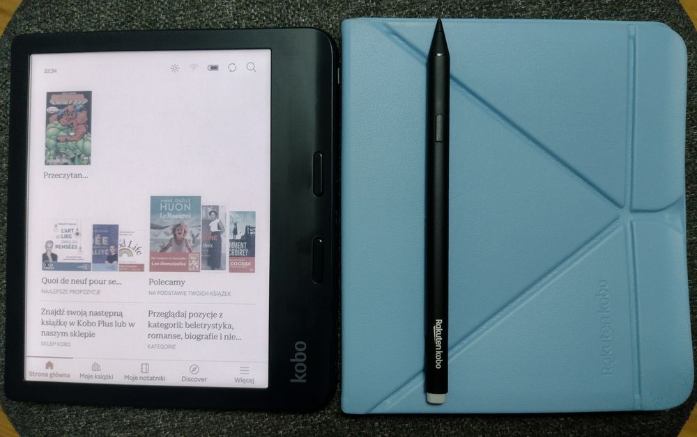 Kobo Libra Colour N428 + Kobo  etui + Kobo stylus 2