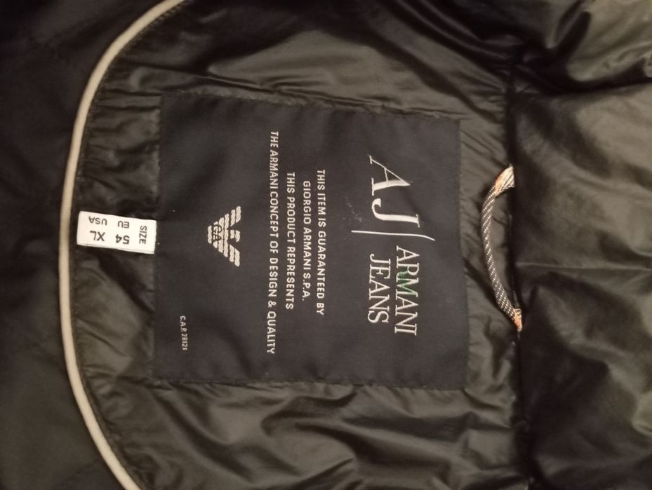 Kurtka męska Armani składana xl puchowa lekka