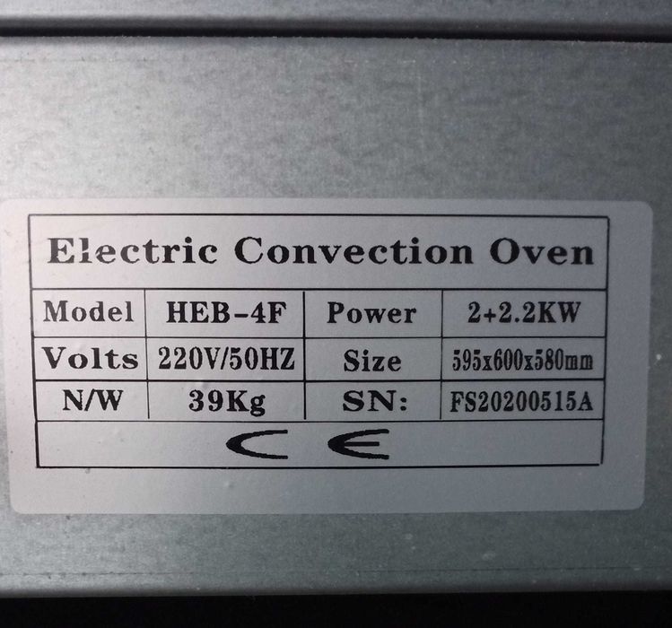 Forno mais expositor de quente