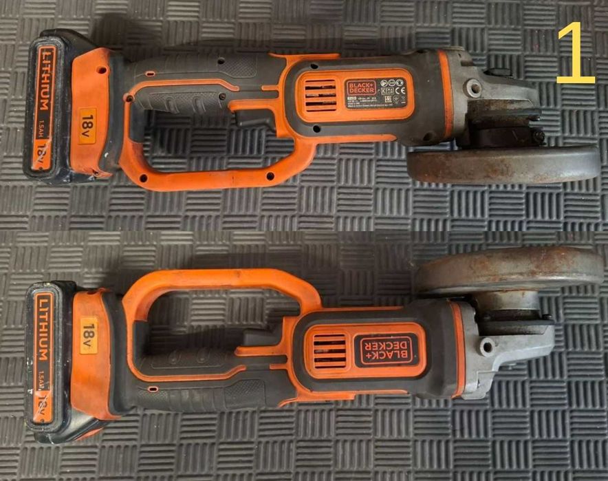Шлифмашина угловая аккумуляторная Black+Decker BCG720N, болгарка, УШМ