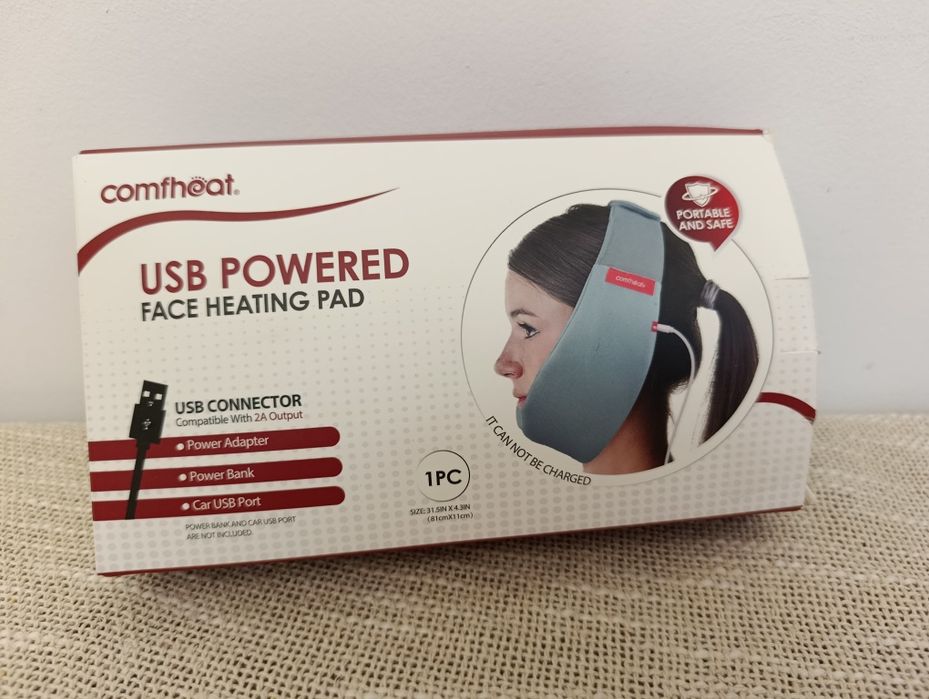Maska na twarz podgrzewana USB Comfheat – bardzo dobry stan