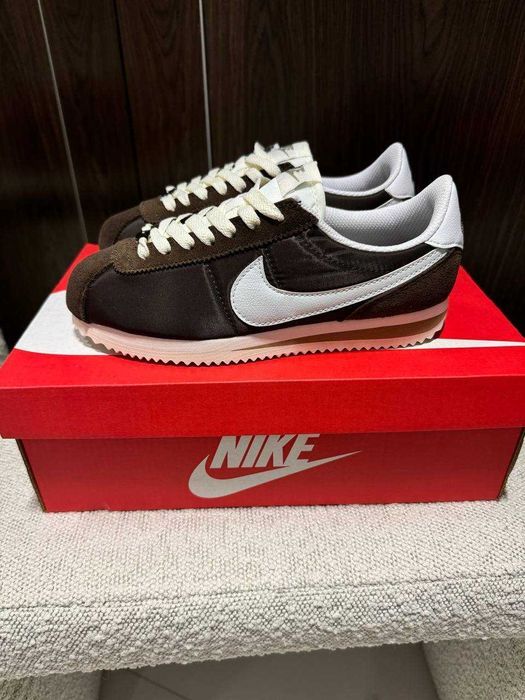 Женские кроссовки Nike Cortez Brown. Размеры 36-40