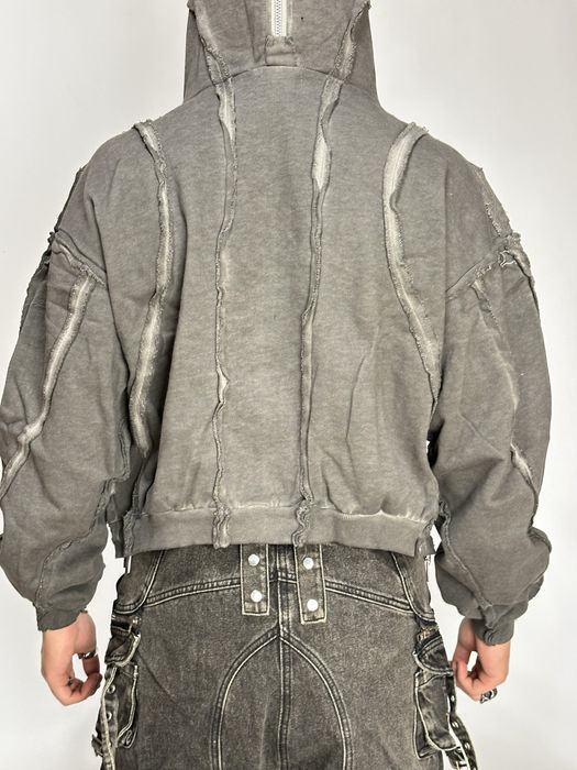 Thug club zip hoodie opium archive custom distressed washed зипка зип