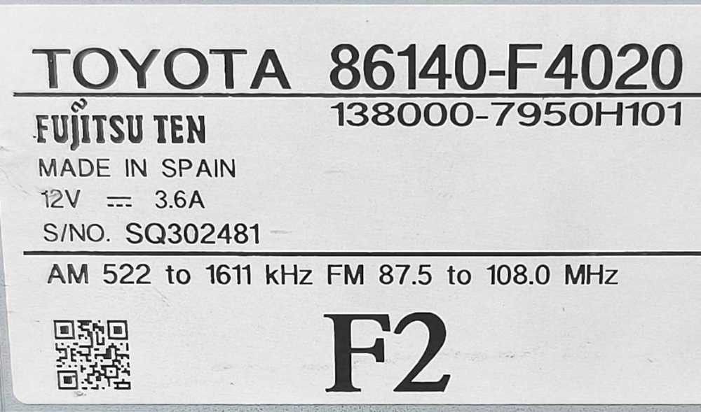 Display / Ecrã de Informações | Toyota | Outro Modelo