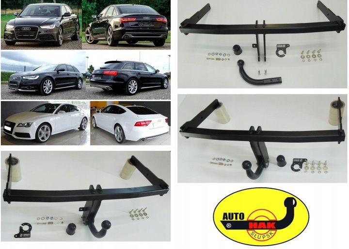 Słupsk Solidny Auto Hak Holowniczy Audi A6 C7 4D+kombi+A7 od2010 NOWY!