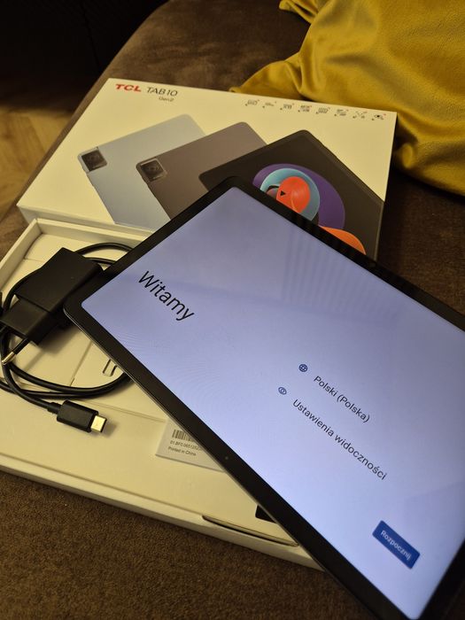 Tablet TCL 10,5 cala, pełny komplet