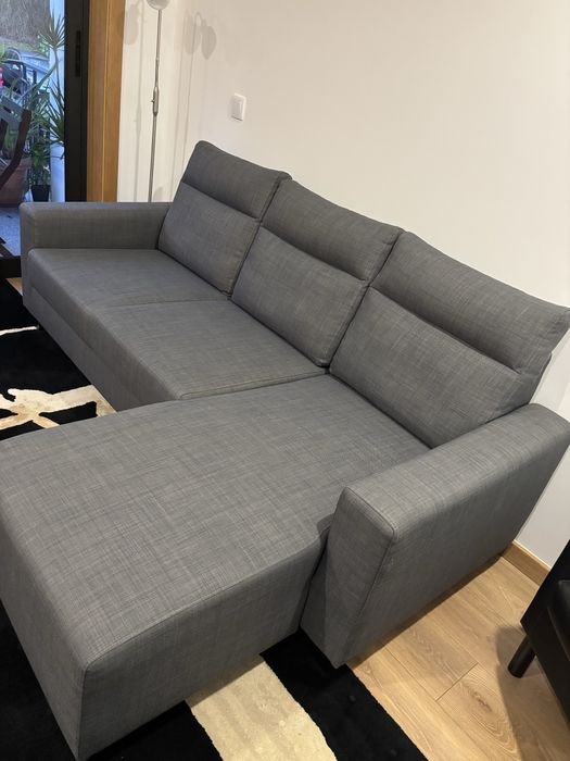 Sofá 3 lugares com chaise