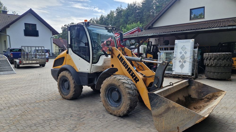 Ładowarka Liebherr 506 widły łyżka liebherr 508