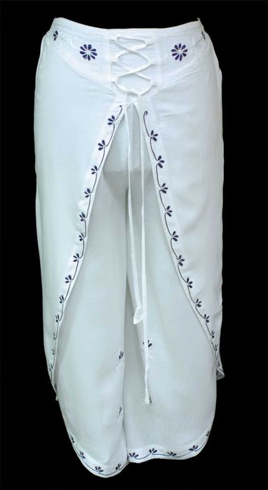 Bawełniane Pumpy Alladynki Sindbadki Haftowane z Indii Tanio